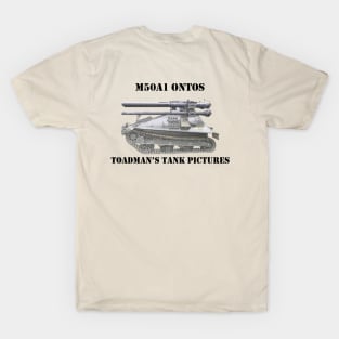 M50A1 Ontos blk-txt-toadman T-Shirt